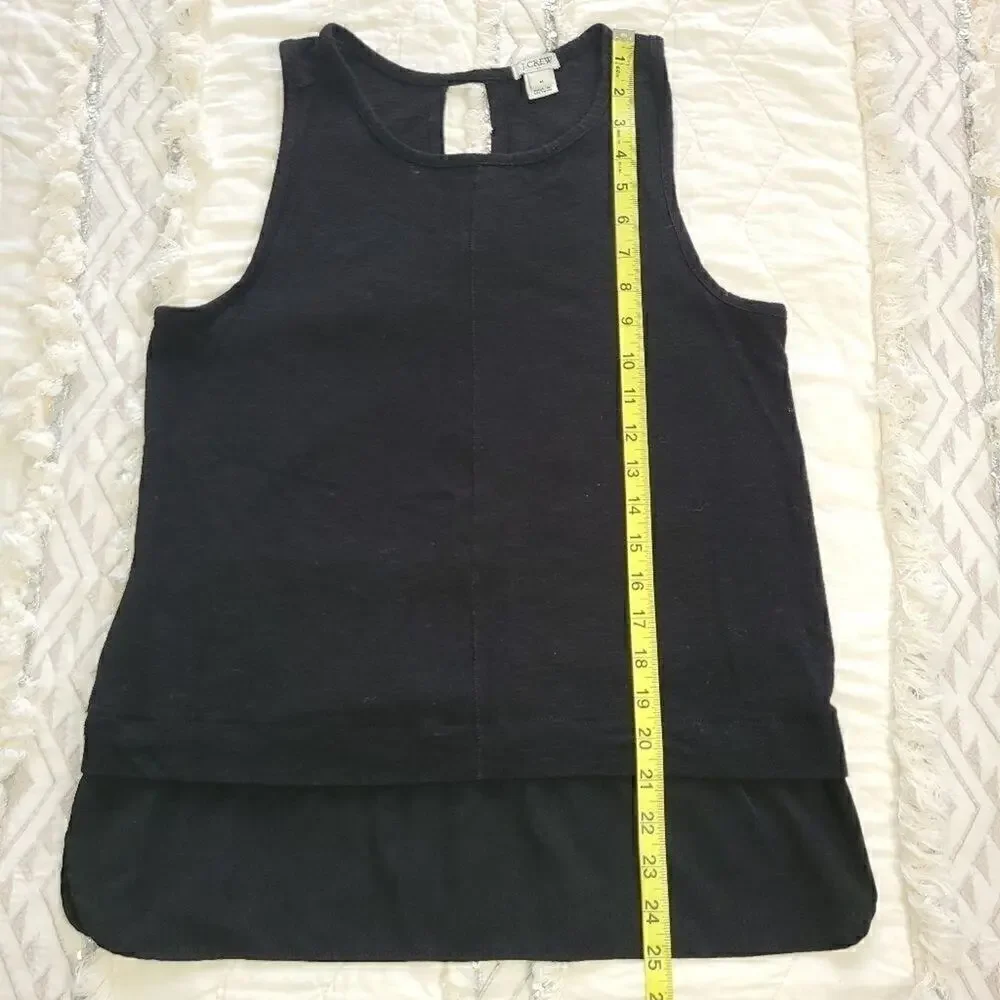 J. Crew Sleeveless Layered Top Size M